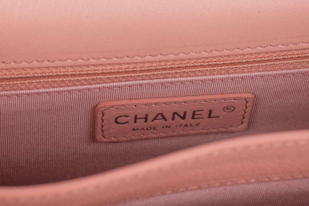 Chanel Pink Caviar CC Box bag