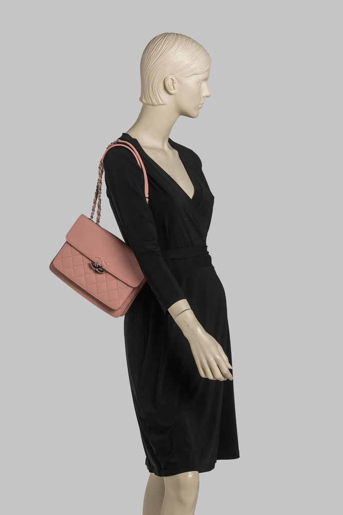 Chanel Pink Caviar CC Box bag