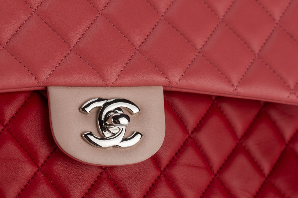 Chanel Med Valentine Single Flap Bag Tri