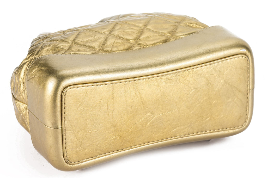 Chanel Gabrielle Gold Backpack
