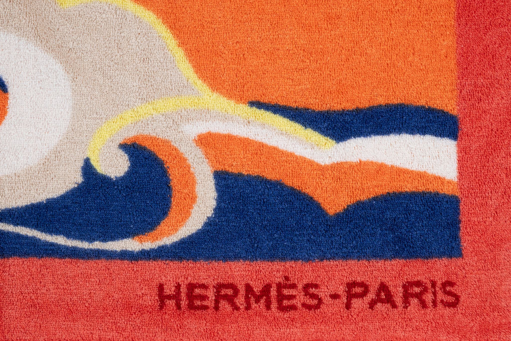 Hermès âœCheval Marinâœ Beach Towel
