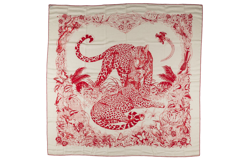 Hermès "Love Tattoo" Jungle Love Shawl