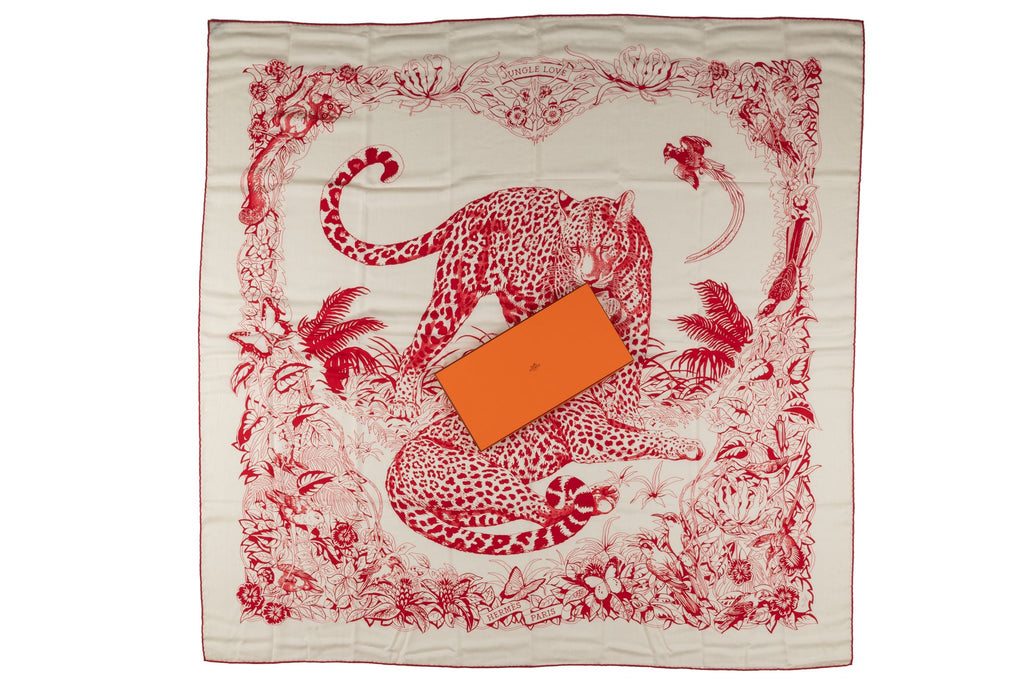 Hermès "Love Tattoo" Jungle Love Shawl