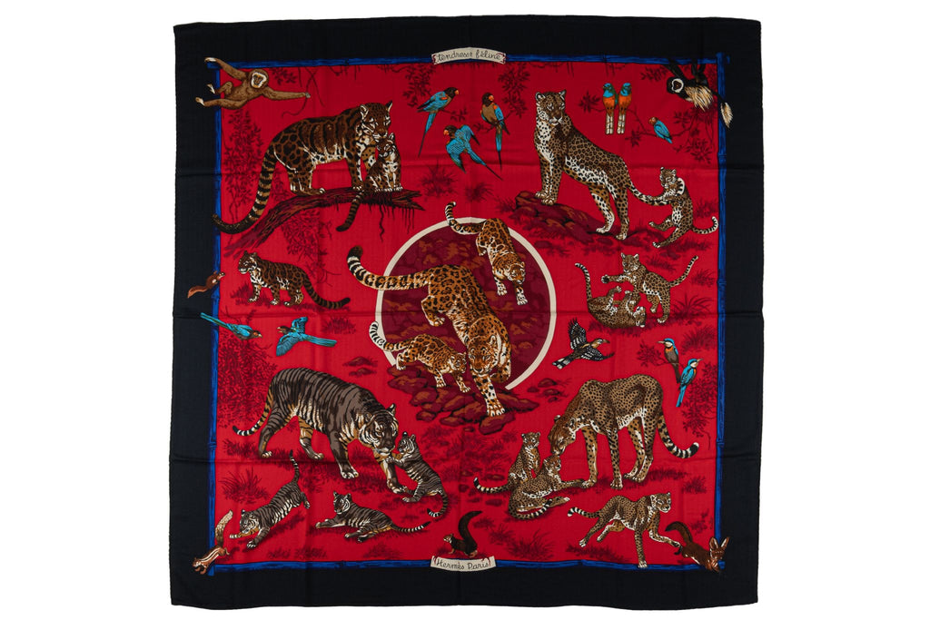 Hermès "Tendresse Feline" Shawl