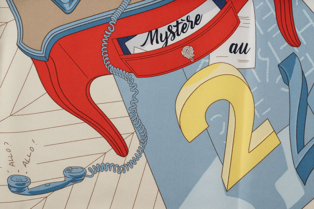 Hermès âœMystère au 24âœ Silk Scarf
