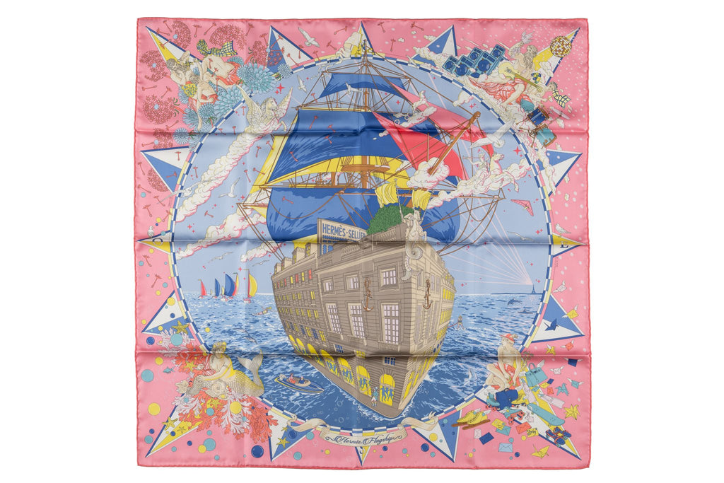 Hermès New âœFlagshipâœ Silk Scarf