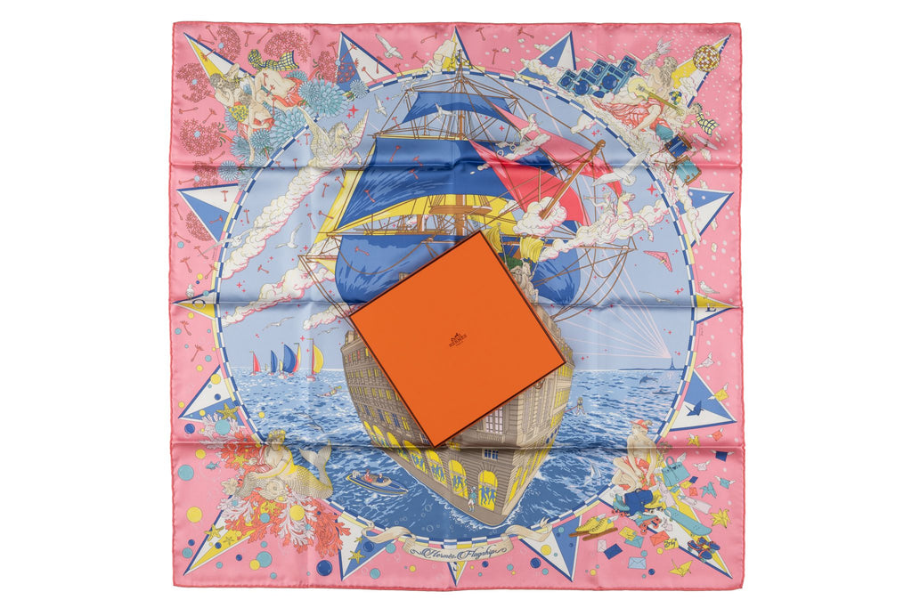 Hermès New âœFlagshipâœ Silk Scarf