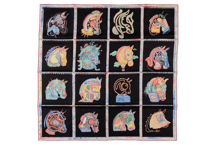 Hermès New âœChevaloscopeâœ Silk Scarf