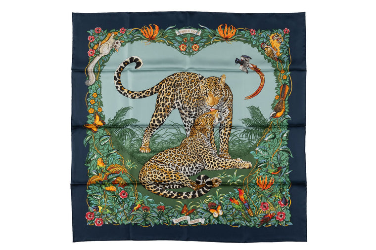 Hermès âœJungle Love" Silk Scarf
