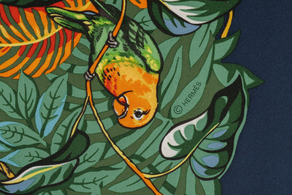 Hermès âœJungle Love" Silk Scarf