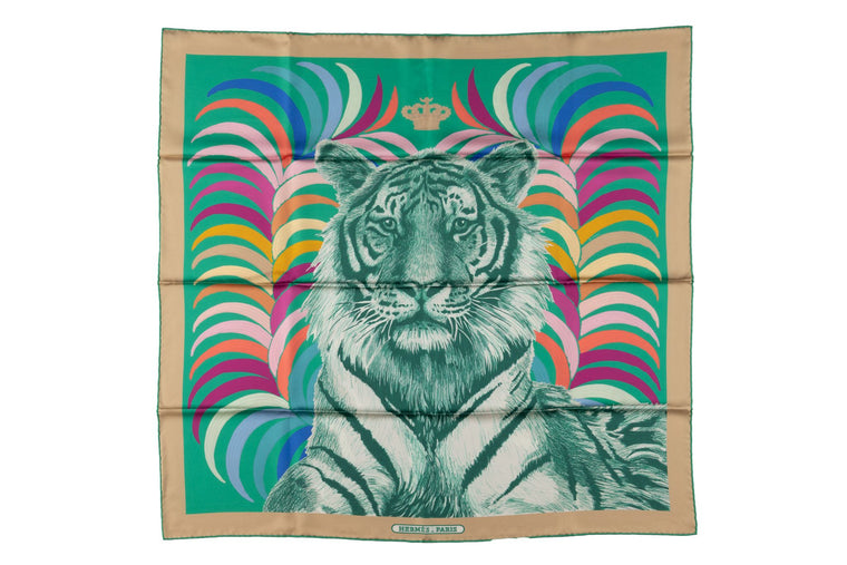 Hermès "Tigre Royal" Double Face Scarf