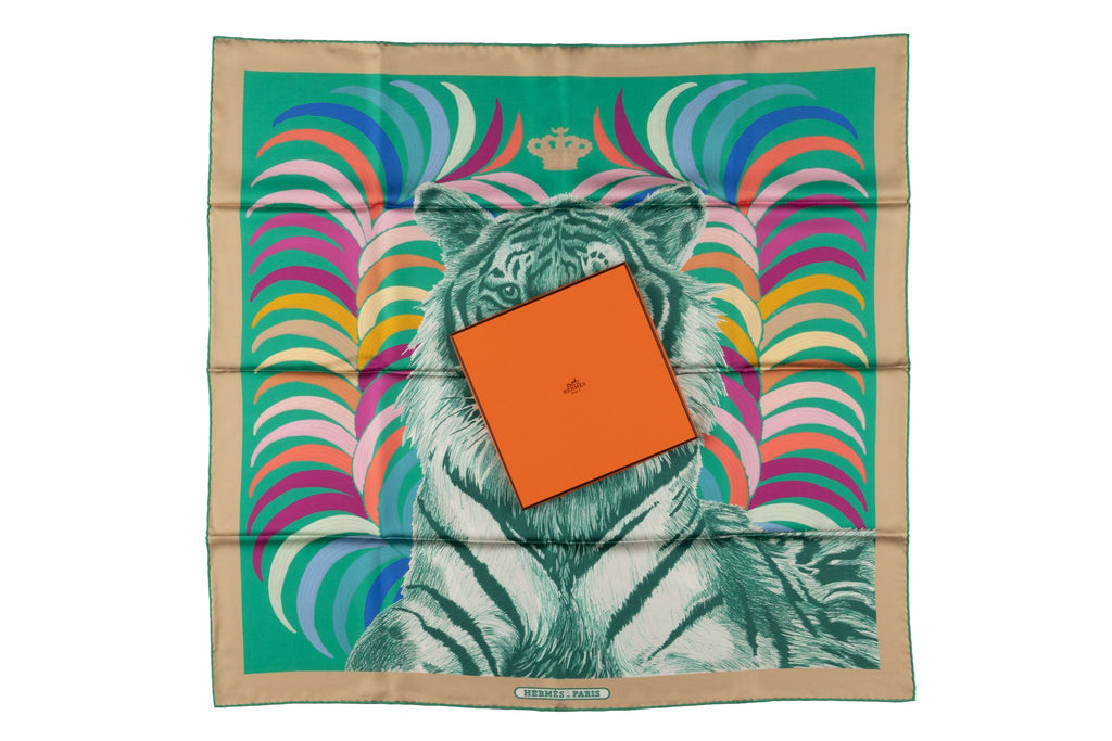 Hermès "Tigre Royal" Double Face Scarf