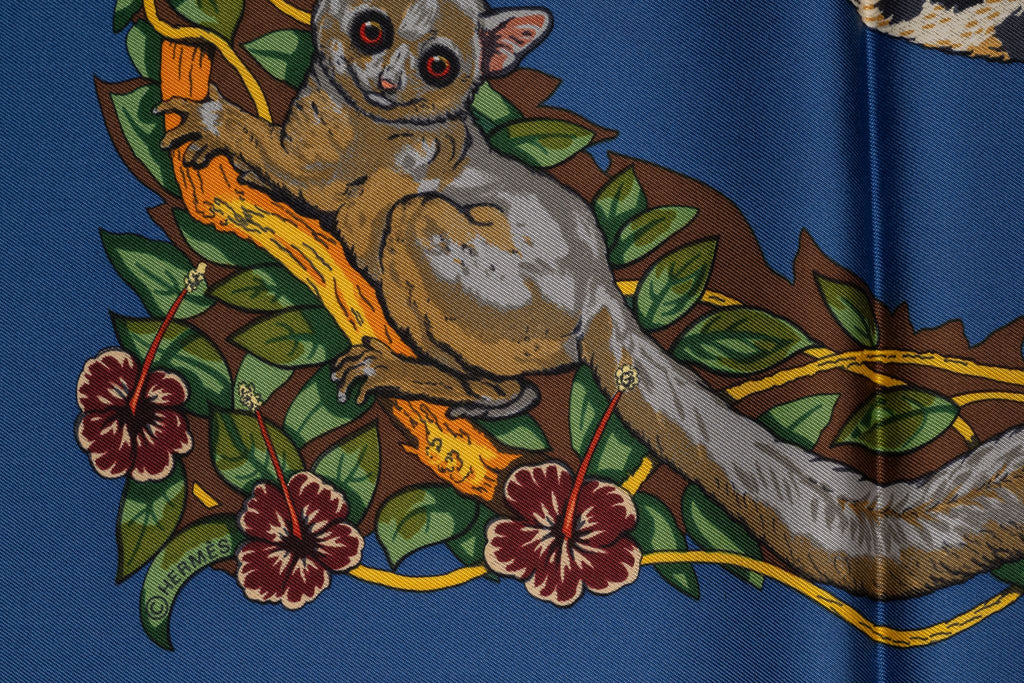 Hermès âœJungle Loveâœ Silk Scarf Dallet
