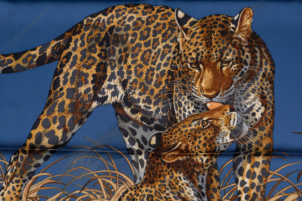 Hermès âœJungle Loveâœ Silk Scarf Dallet