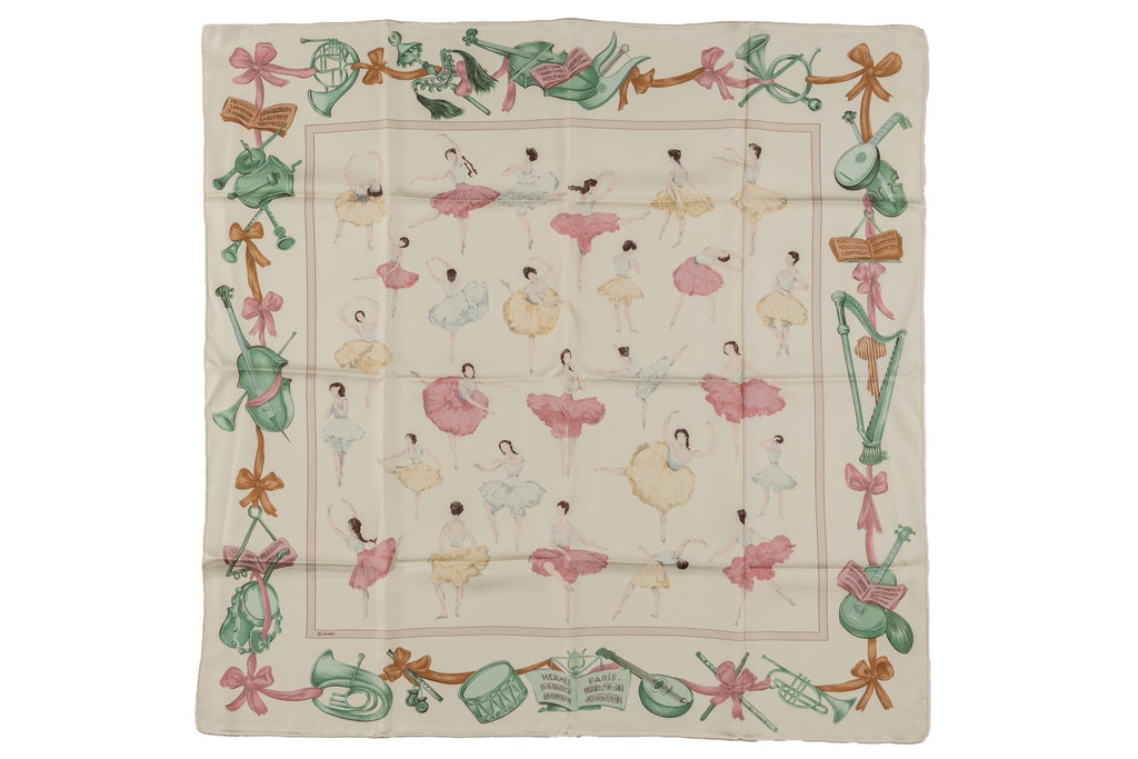 Hermès "La Danse" Rare Silk Scarf