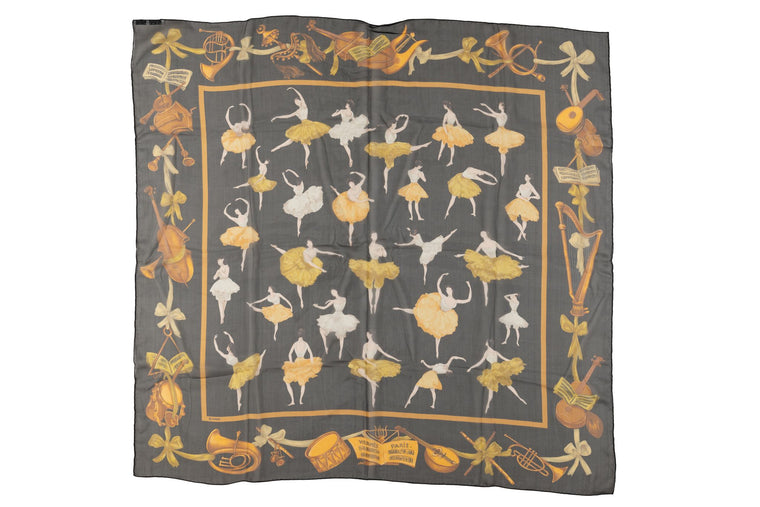 Hermès "La Danse" Silk Chiffon Scarf