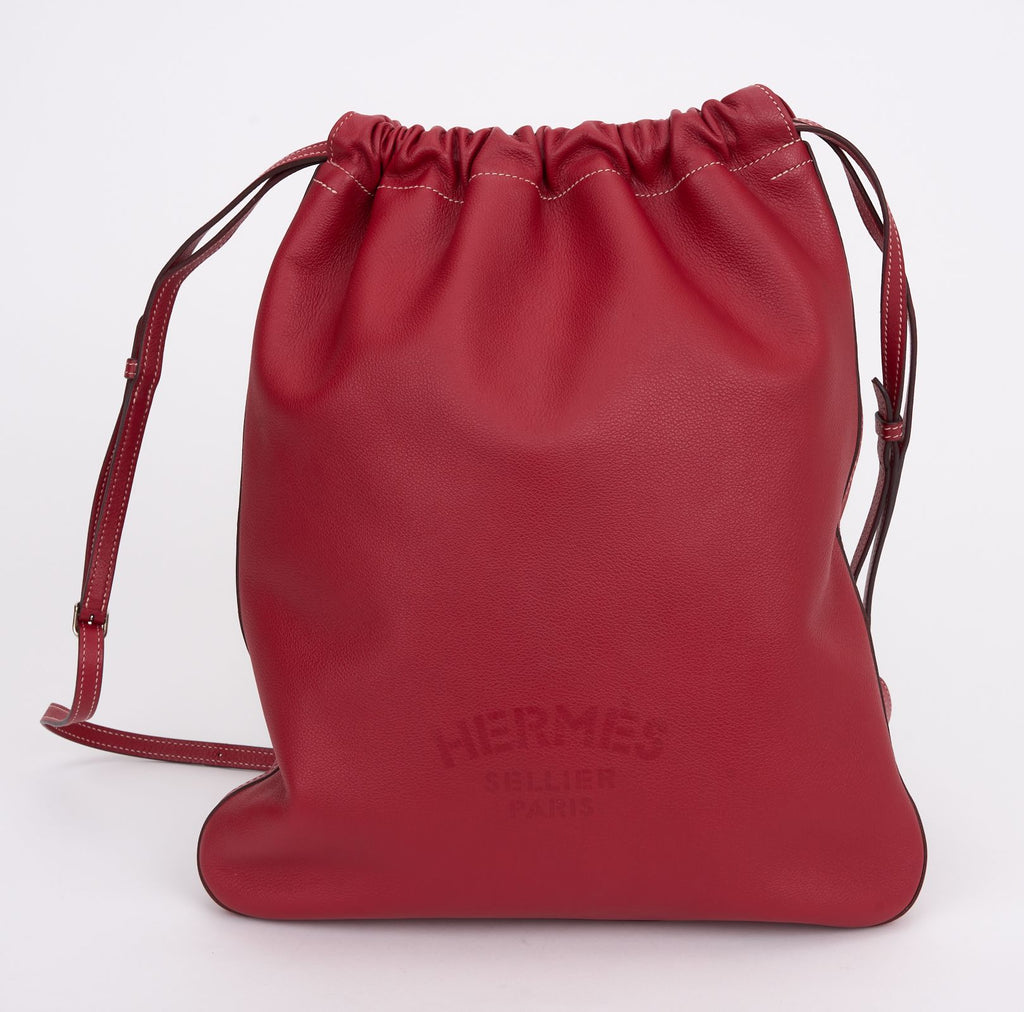 Hermès Bridado Red Backpack