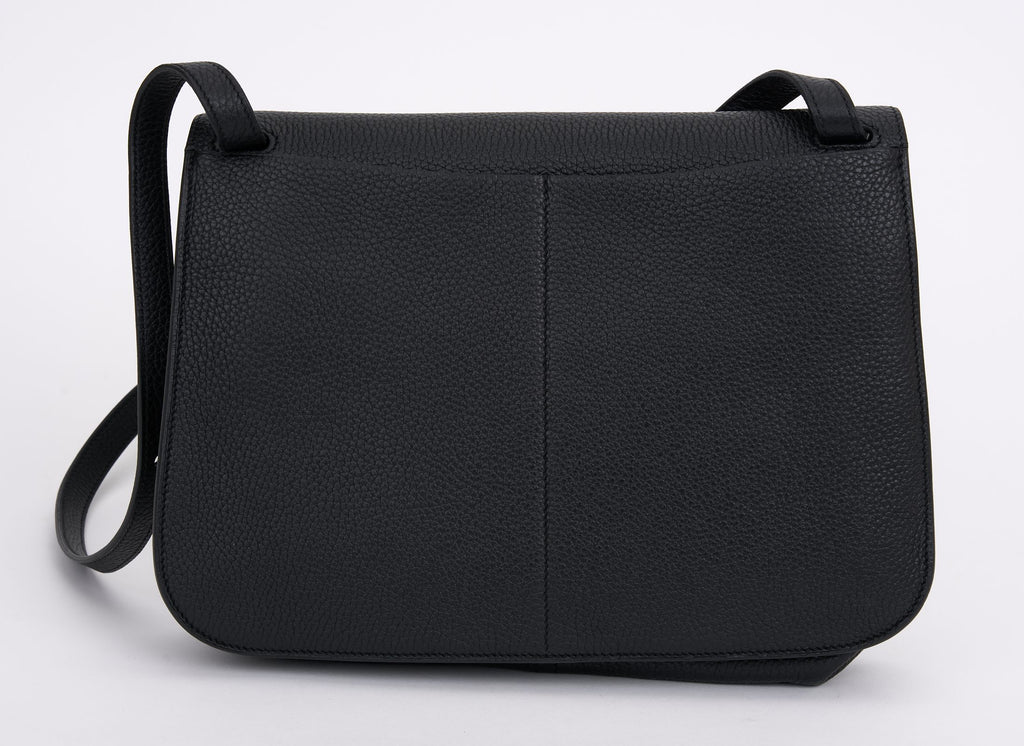 Hermès Black Togo Halzan 31 Caban