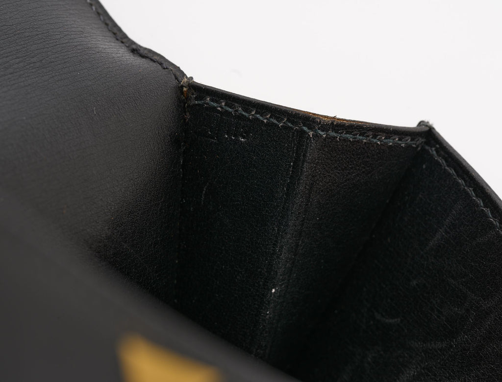 Hermès Black Box Rio Clutch Hand Painted