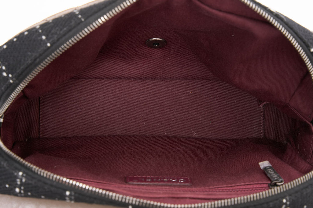 Chanel Taupe Tweed Portobello Flap Bag