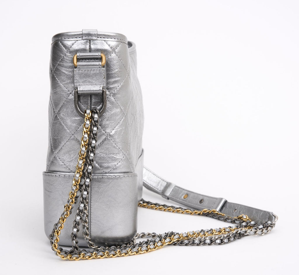 Chanel Metallic Aged Calfskin Gabrielle