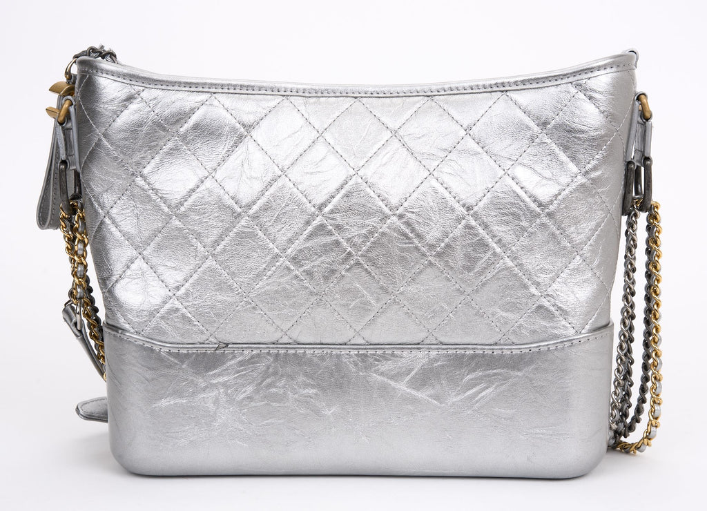Chanel Metallic Aged Calfskin Gabrielle