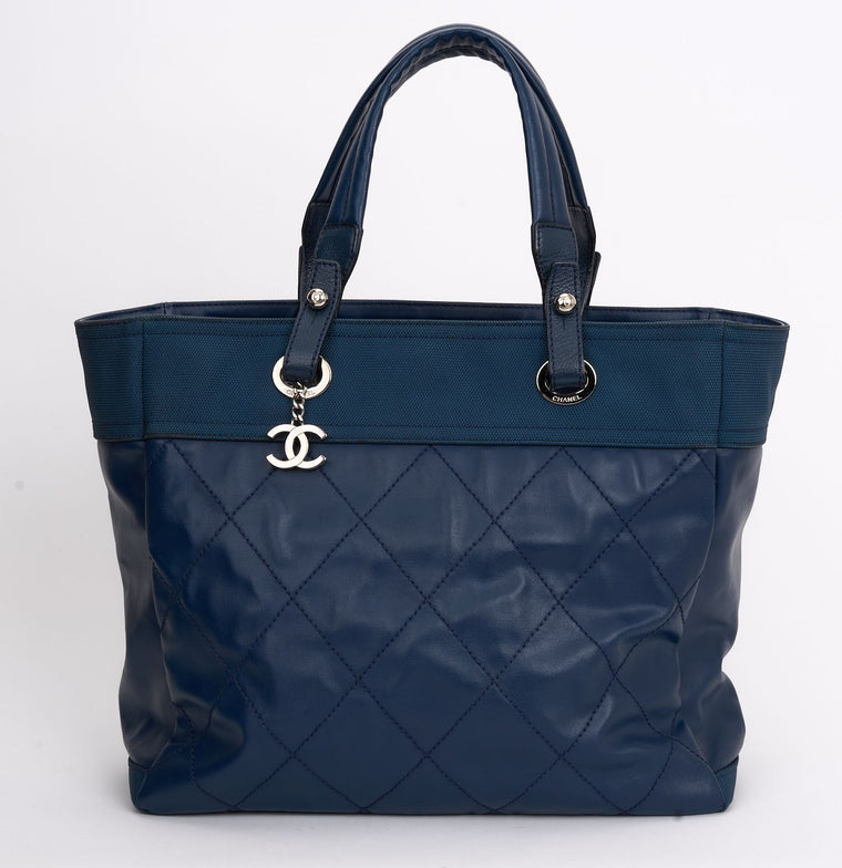 Chanel Blue Paris-Biarritz PM Tote