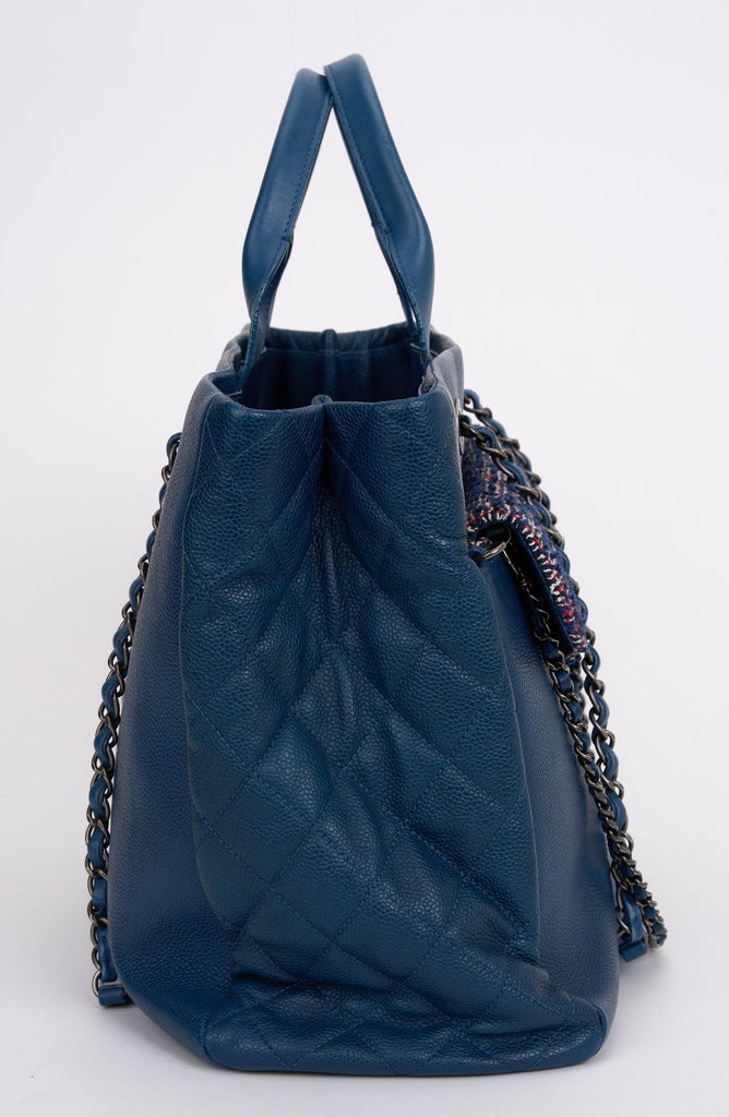 Chanel Break Shopping Tote Caviar/Tweed