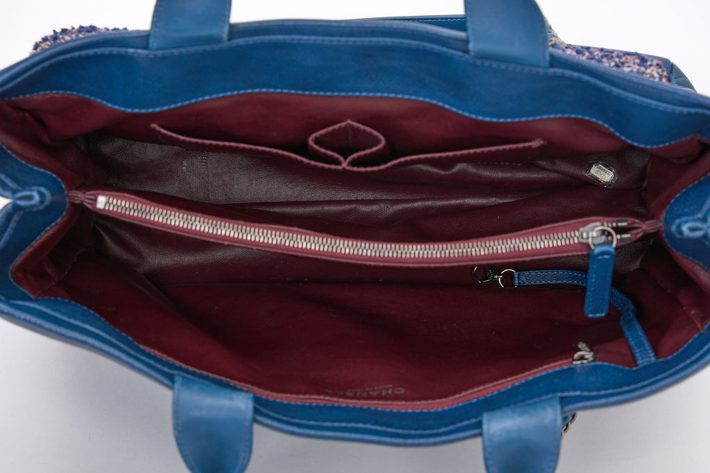 Chanel Break Shopping Tote Caviar/Tweed