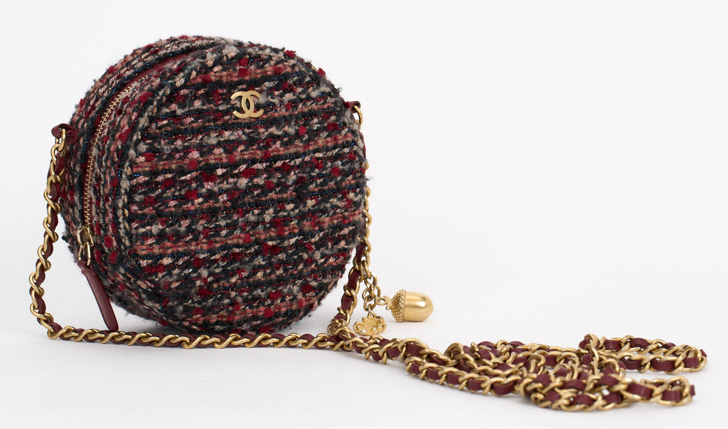 Chanel Salzburg Tweed Round Crossbody