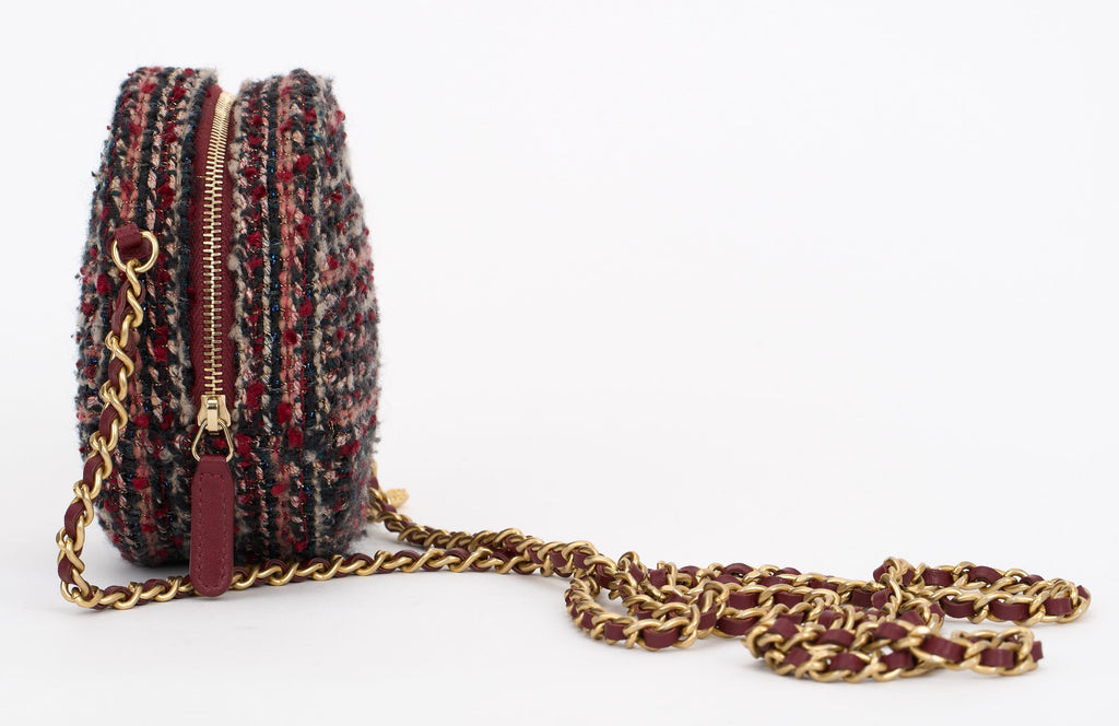 Chanel Salzburg Tweed Round Crossbody