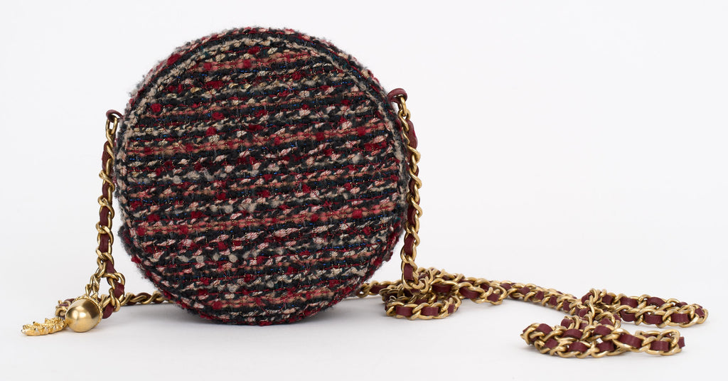 Chanel Salzburg Tweed Round Crossbody
