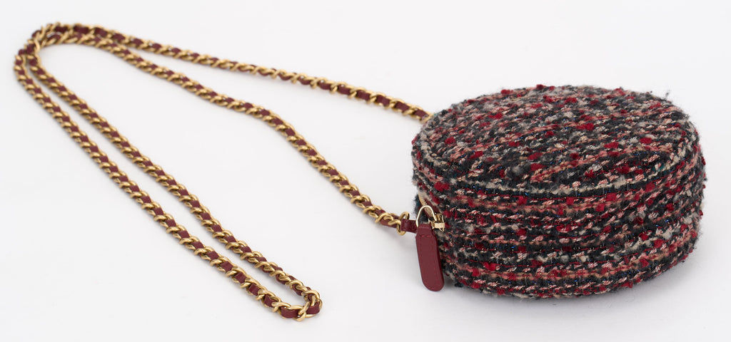 Chanel Salzburg Tweed Round Crossbody