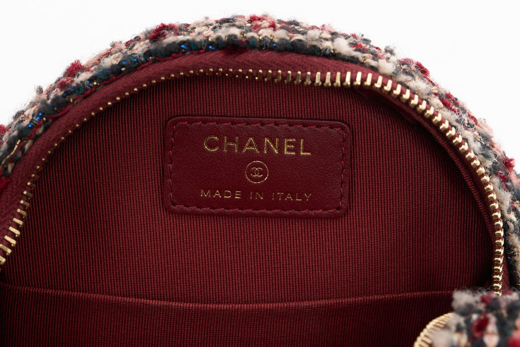 Chanel Salzburg Tweed Round Crossbody