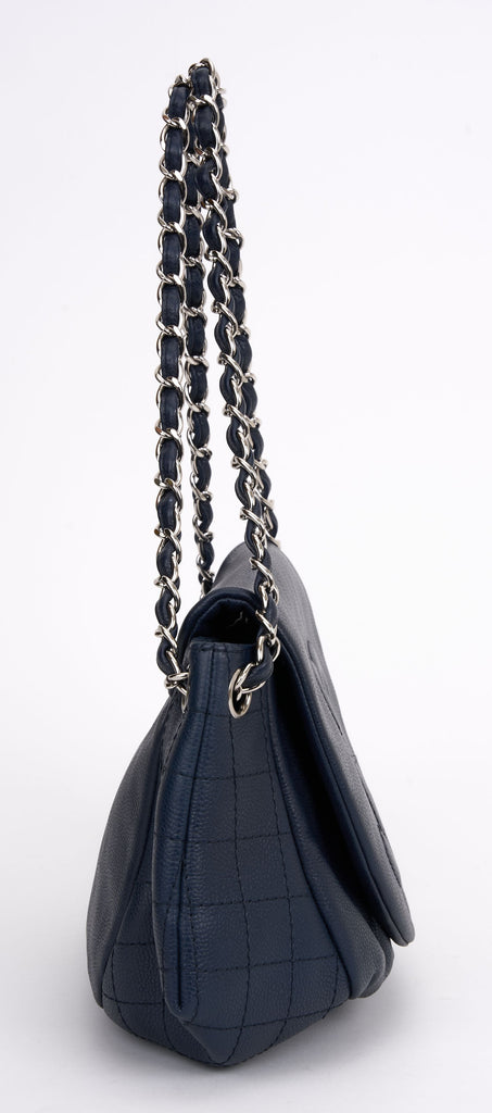 Chanel Half Moon Blue Large Flap Bag