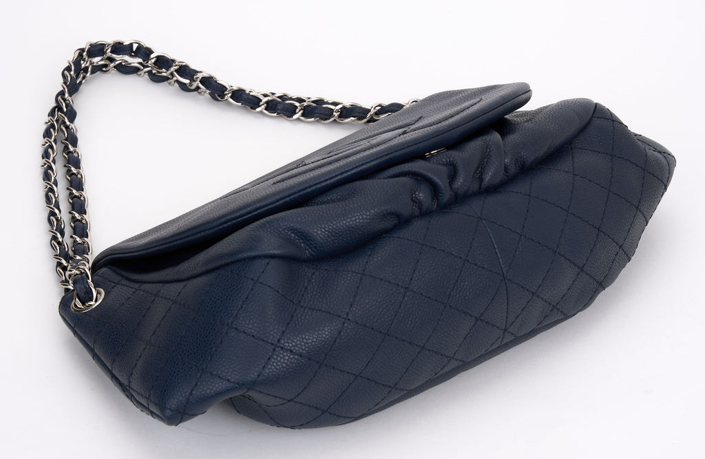 Chanel Half Moon Blue Large Flap Bag