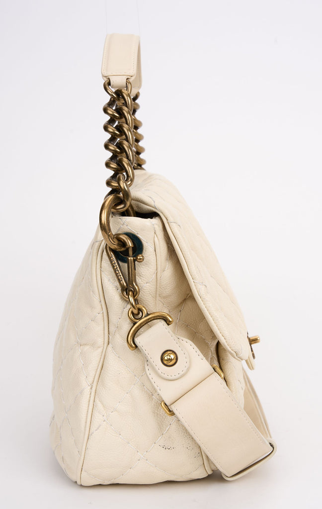 Chanel Coco Pleats Flap Messenger Bag