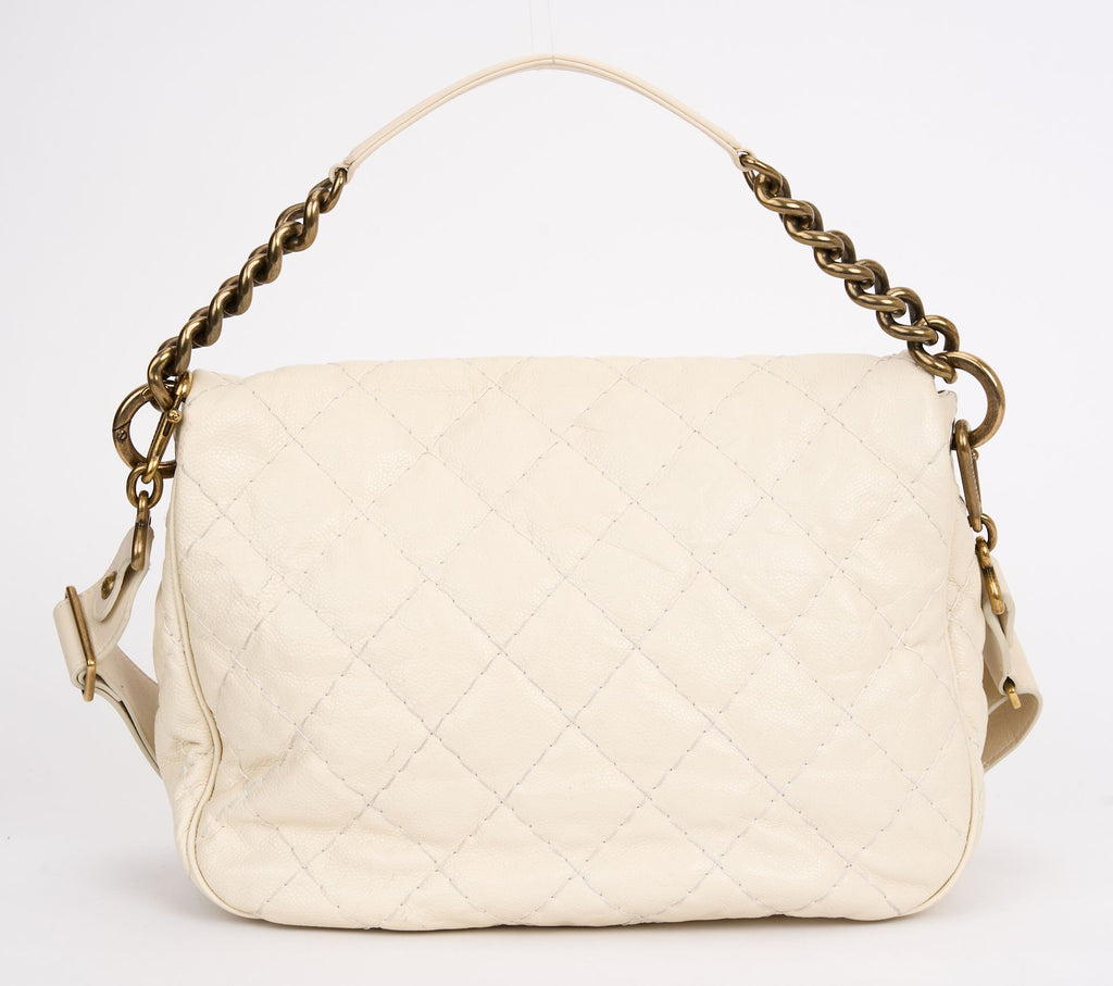 Chanel Coco Pleats Flap Messenger Bag