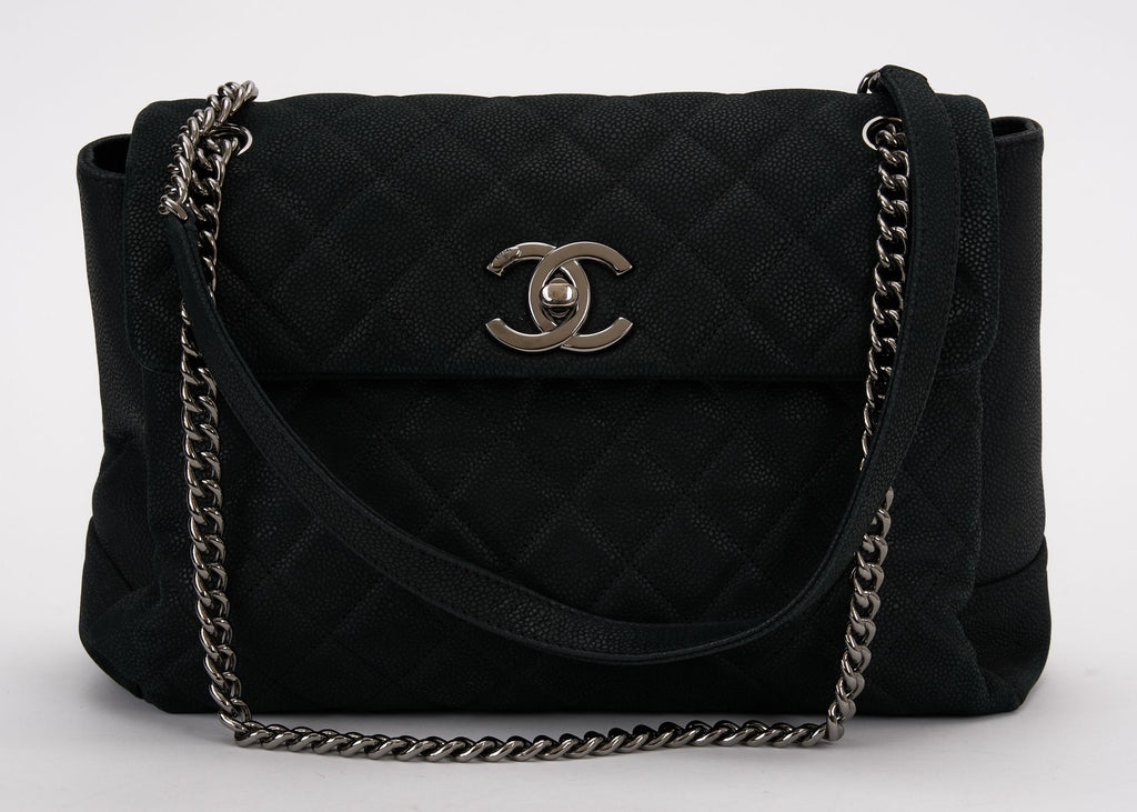 Chanel Quilted Caviar Lady Pearly Flap
