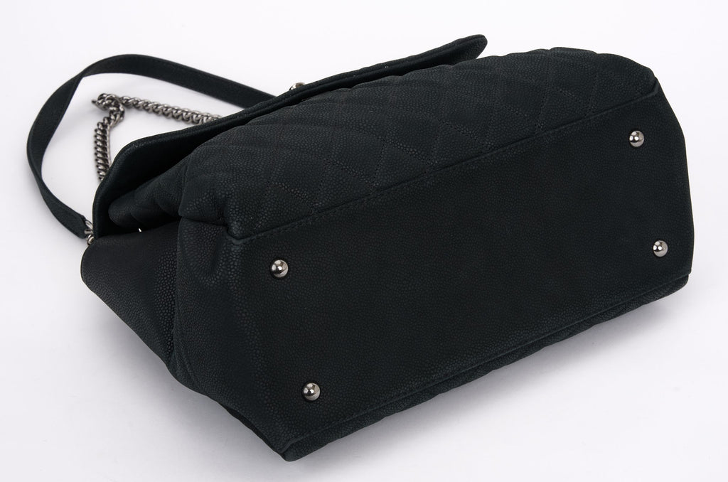 Chanel Quilted Caviar Lady Pearly Flap