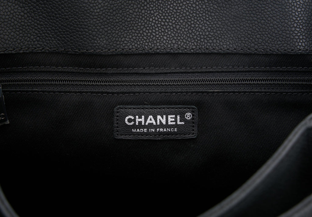 Chanel Quilted Caviar Lady Pearly Flap