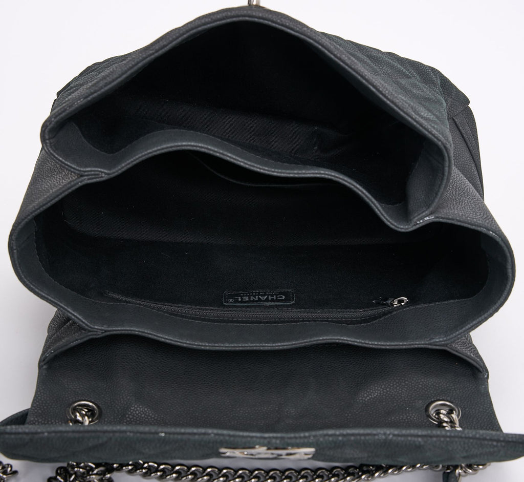 Chanel Quilted Caviar Lady Pearly Flap