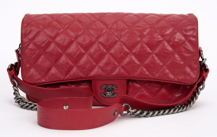 Chanel Quilted Rock Airline Flap Bag