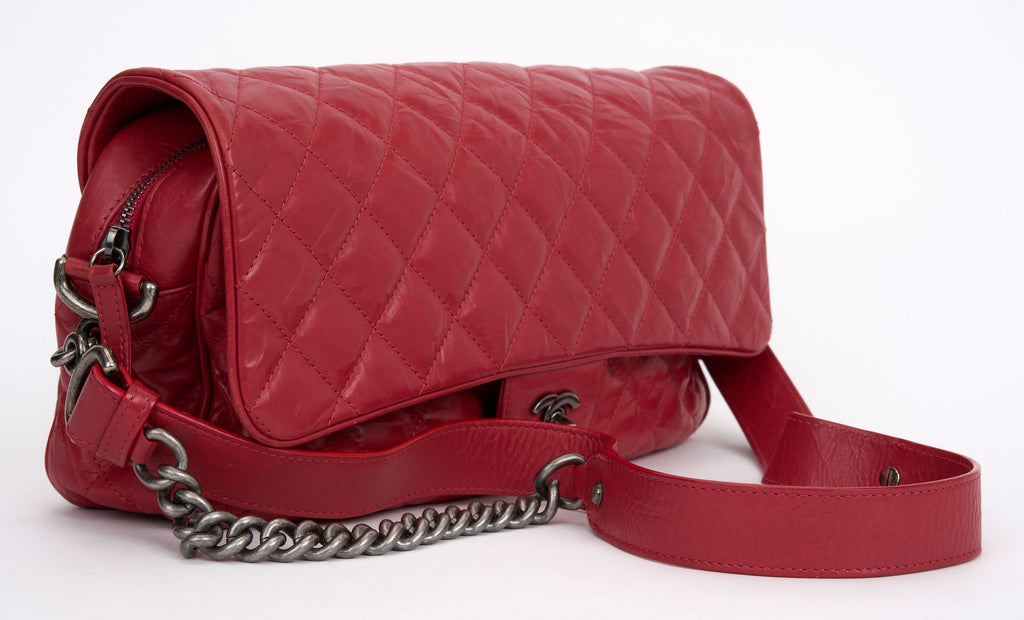 Chanel Quilted Rock Airline Flap Bag