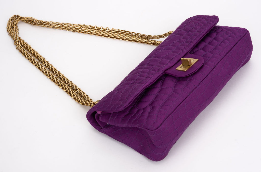 Chanel Croco-Quilted Reissue Flap Bag