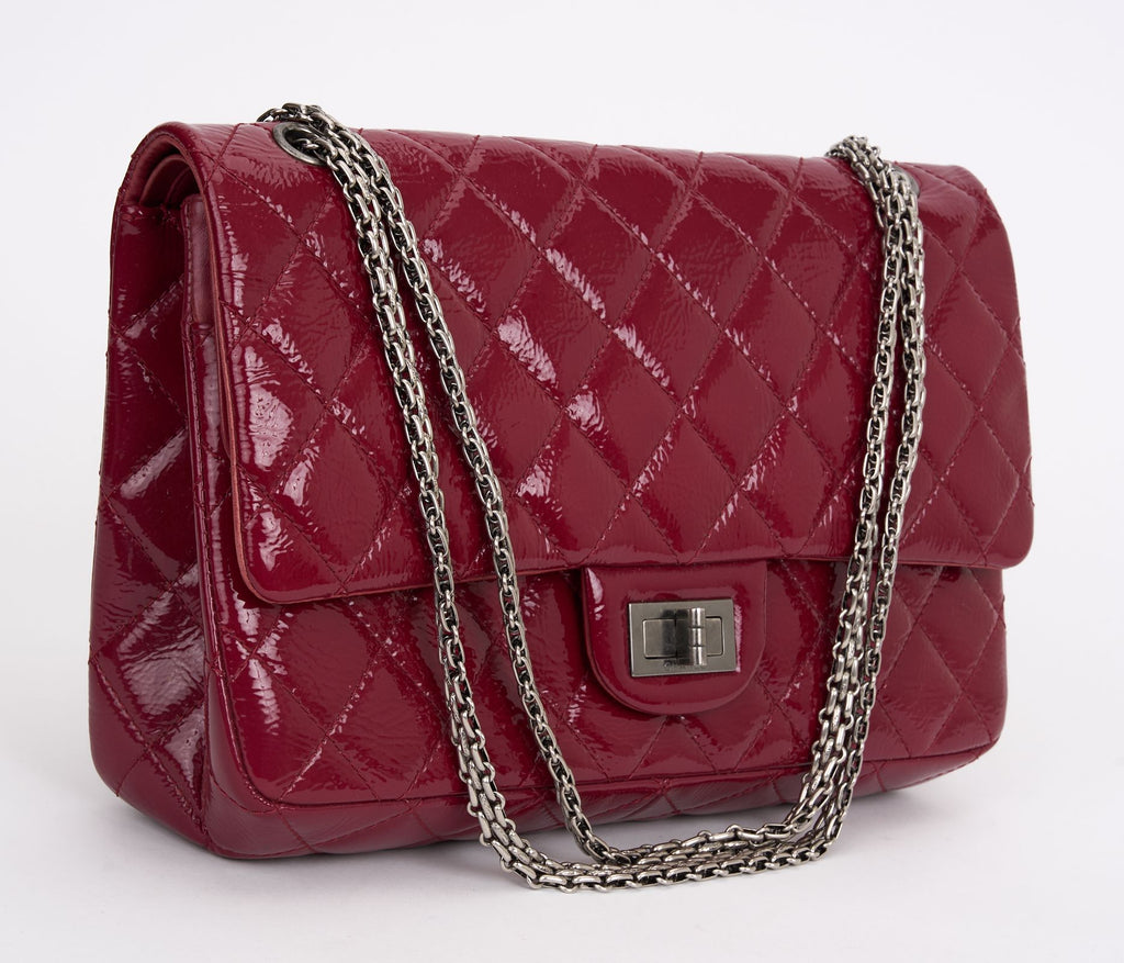Chanel Patent Leather 2.55 Jumbo Reissue
