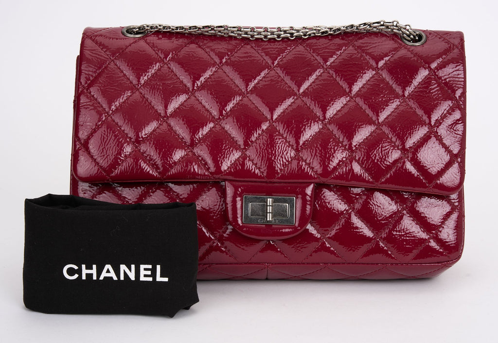 Chanel Patent Leather 2.55 Jumbo Reissue