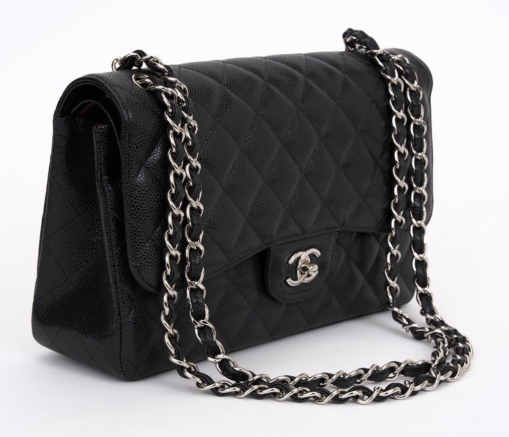 Chanel Jumbo Caviar Double Flap Bag