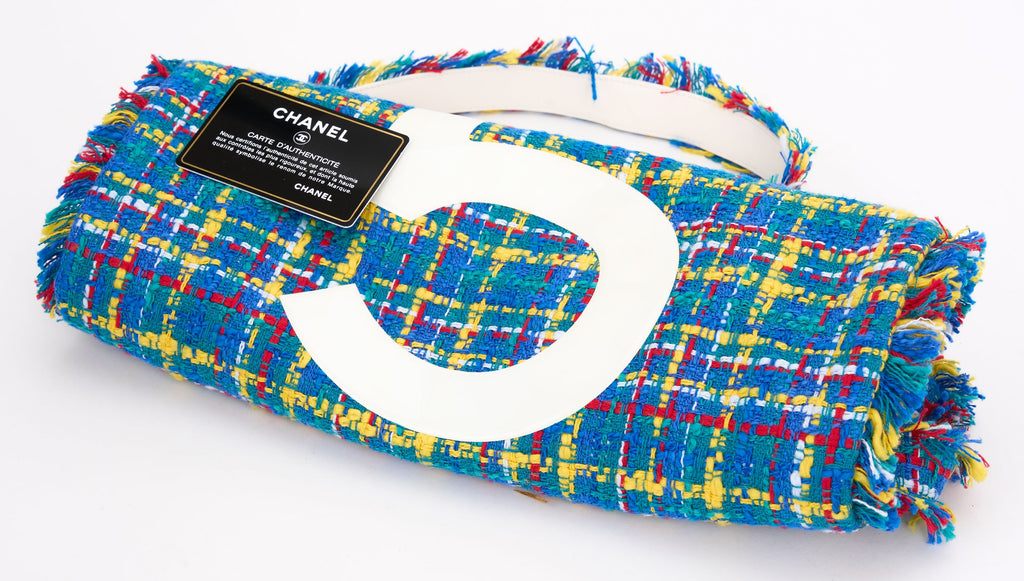 Chanel 5 Multicolor Tweed Tote
