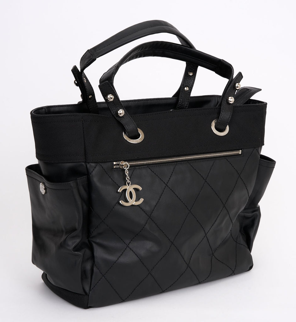 Chanel Black Quilted Paris Biarritz Tote
